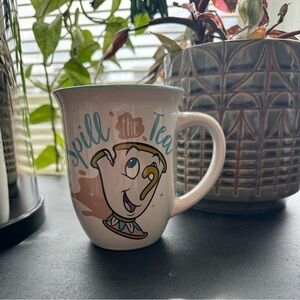 Disney BEAUTY & THE BEAST "CHIP POTTS" Silver Buffalo 16oz Tea Coffee Mug